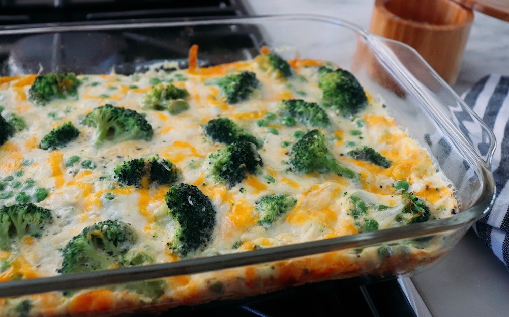 Broccoli Cheese Frittata Recipe | Healthy Eats | Elizabeth Finch Wellness